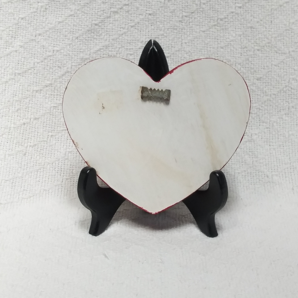 Wooden American Flag Heart Wall Hanging Decor - Picture 4 of 6